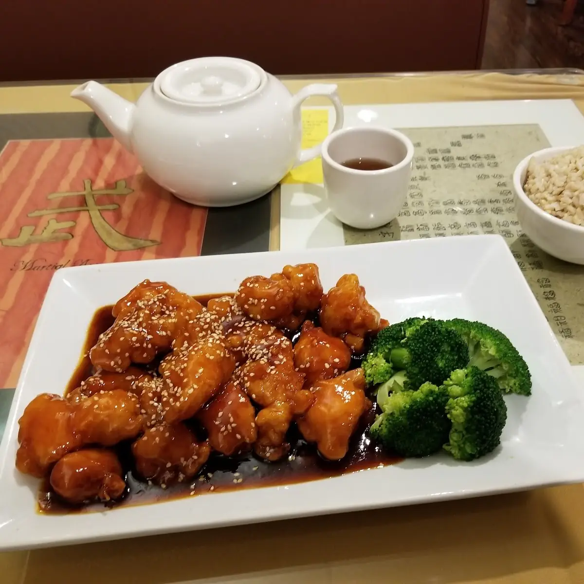 sesame chicken 芝麻雞
